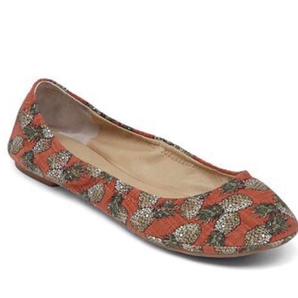 Lucky Brand Emile pineapple flex flats